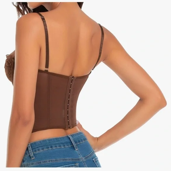 Brown Corset Tank - Picture 3 of 4